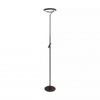 vloerlamp 16252 modern metaal zwart mat rond