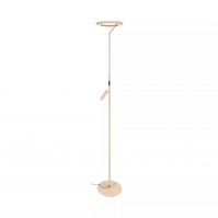 vloerlamp 16253 modern metaal beige taupe rond