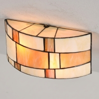 wandlamp 16281 modern eigentijds klassiek art deco glas wit grijs langwerpig rechthoekig