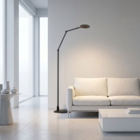 staande lamp 16301 design modern aluminium metaal zwart