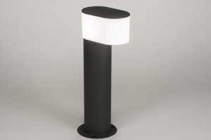 floor lamp 30759 modern aluminium plastic metal black matt white gloss dark gray