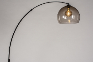 Bourgeon Conventie Festival Vloerlamp 30801: Modern, Retro, Staal Rvs, Kunststof