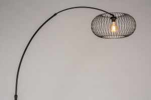 Vloerlamp 30956: Industrieel, Metaal