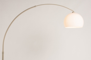 vloerlamp 31161 modern retro eigentijds klassiek kunststof marmer metaal zwart wit beige zand rond