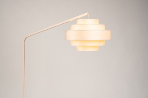 vloerlamp 31741 modern stof metaal beige zand