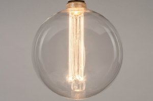 lichtbron 332 glas helder glas rond