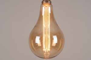 lichtbron 422 glas zacht geel