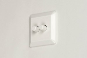 Dimmer 66010 Kunststoff Metall weiss Glanz