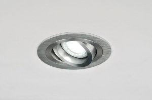 recessed spotlight 70189 modern aluminium aluminum round