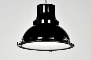 hanglamp 70364 sale industrie look modern metaal zwart rond