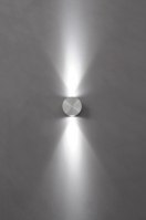 Wandleuchte 70475 Design modern Aluminium Metall Aluminium rund