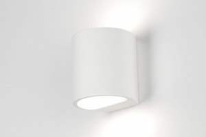 wandlamp 71351 landelijk modern keramiek wit mat