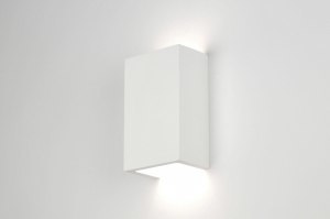 wandlamp 71352 landelijk modern keramiek wit mat rechthoekig