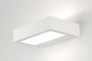 wandlamp 71361 modern keramiek wit mat rechthoekig