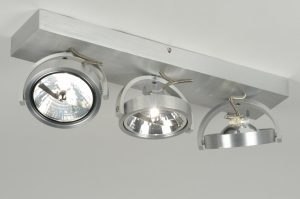 Spot 71552 Industrielook Design modern Aluminium Metall Aluminium laenglich rechteckig