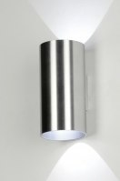 wall lamp 71758 designer modern aluminium aluminum round