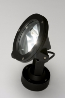 wall lamp 71783 designer modern aluminium metal black matt round