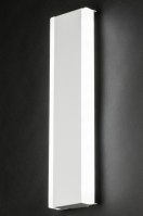 wandlamp 72301 eindereeks design modern metaal wit langwerpig rechthoekig