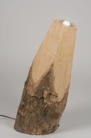 Stehleuchte 72353 Sale Design laendlich modern coole Lampen grob Holz helles Holz Holz rund