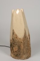 vloerlamp 72354 sale design landelijk modern stoer raw hout licht hout hout rond