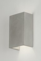wall lamp 72424 industrial look rustic modern concrete concrete gray rectangular