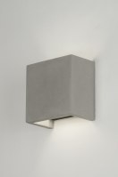 wandlamp 72426 industrieel landelijk modern beton betongrijs vierkant