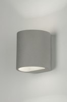 wandlamp 72431 industrieel landelijk modern beton betongrijs rond