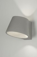 wall lamp 72432 industrial look rustic modern concrete concrete gray