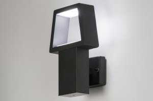 wandlamp 72590 eindereeks design modern metaal zwart mat antraciet