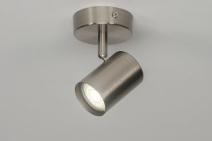 spotlight 72603 modern stainless steel metal steel gray rectangular