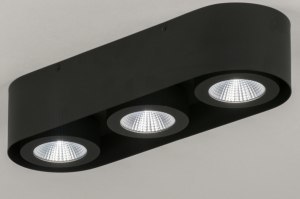 spotlight 72692 sale designer modern aluminium metal black matt oblong