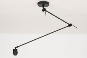 hanglamp 72946 industrieel modern eigentijds klassiek metaal zwart mat