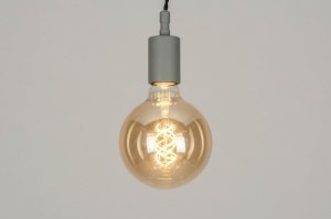 hanglamp 72948 industrieel modern metaal grijs betongrijs rond