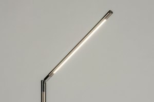 staande lamp 73192 modern eigentijds klassiek staal rvs metaal staalgrijs rond