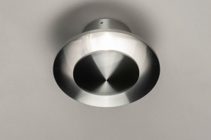 plafondlamp 73214 eindereeks design modern aluminium aluminium rond