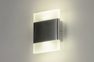 wandlamp 73215 sale design modern aluminium kunststof acrylaat kunststofglas wit aluminium rechthoekig