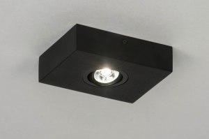 Spot 73300 Design modern Aluminium Metall schwarz matt rechteckig