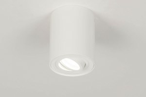 Spot 73720 modern Aluminium weiss matt rund