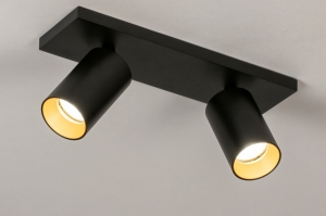 Spot 74000 Design modern Aluminium Metall schwarz matt Gold Matt Messing rund laenglich rechteckig