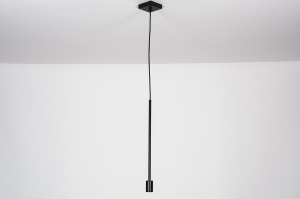 hanglamp 74119 industrie look design modern metaal zwart mat rond vierkant