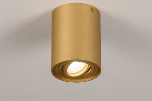 Spot 74139 laendlich rustikal modern Klassisch zeitgemaess klassisch Aluminium Gold Matt Messing rund