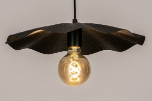 hanglamp 74165 sale landelijk modern eigentijds klassiek metaal zwart mat rond