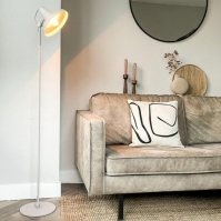 vloerlamp 74188 sale industrieel design landelijk modern retro eigentijds klassiek metaal beige creme zand rond