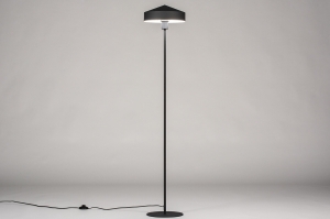 vloerlamp 74189 sale modern metaal zwart mat rond