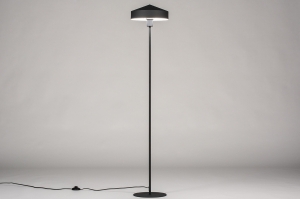 vloerlamp 74189 sale modern metaal zwart mat rond