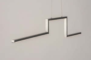 hanglamp 74275 sale design modern geschuurd aluminium aluminium langwerpig