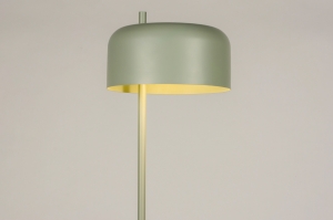 staande lamp 74347 landelijk modern retro metaal groen rond
