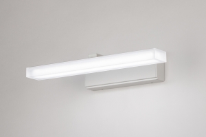 wandlamp 74404 modern aluminium metaal wit mat rechthoekig