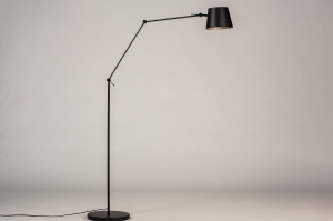 vloerlamp 74424 industrieel modern metaal zwart mat