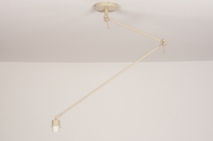 hanglamp 74564 landelijk modern metaal beige zand